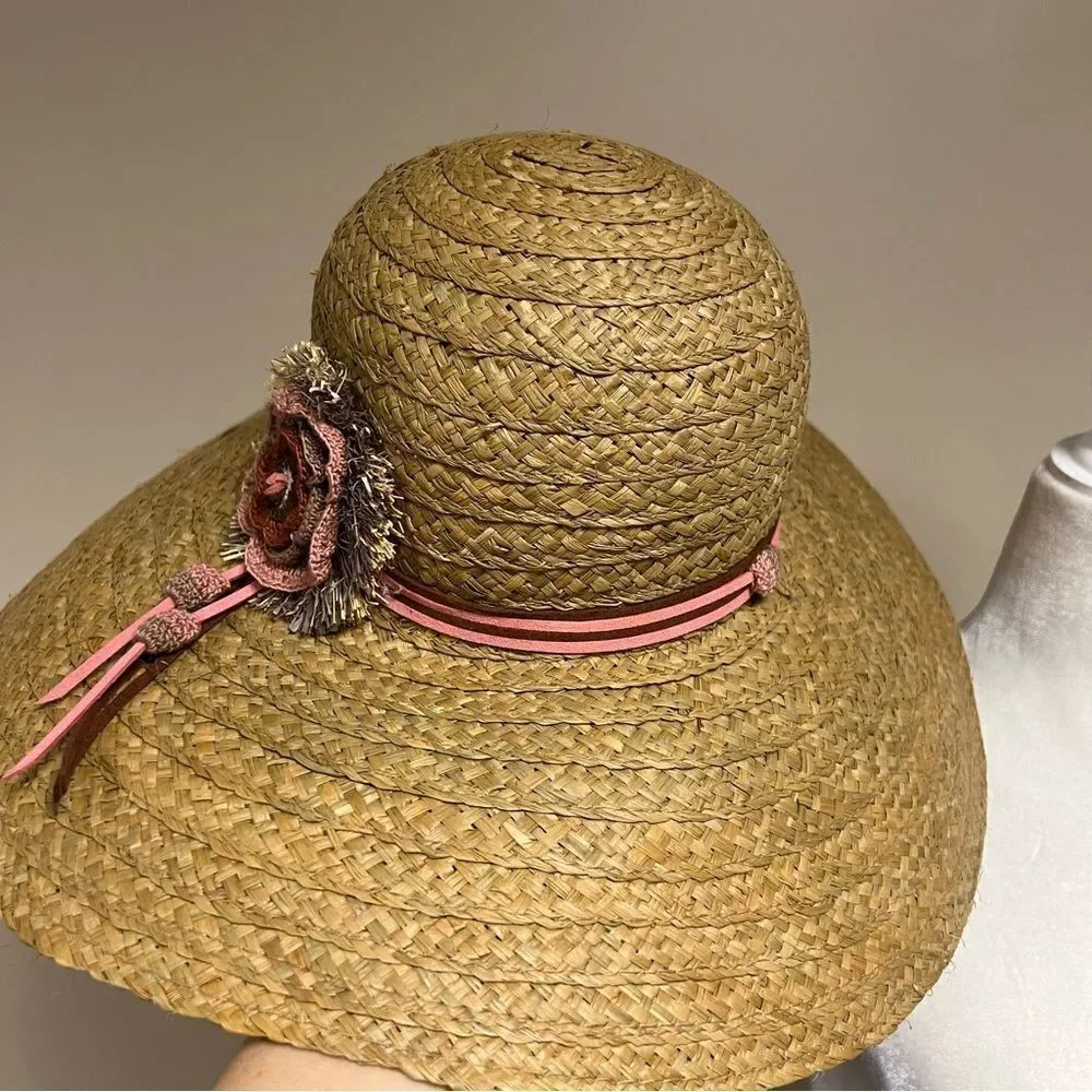 Callahan raffia braided hat.   Size S